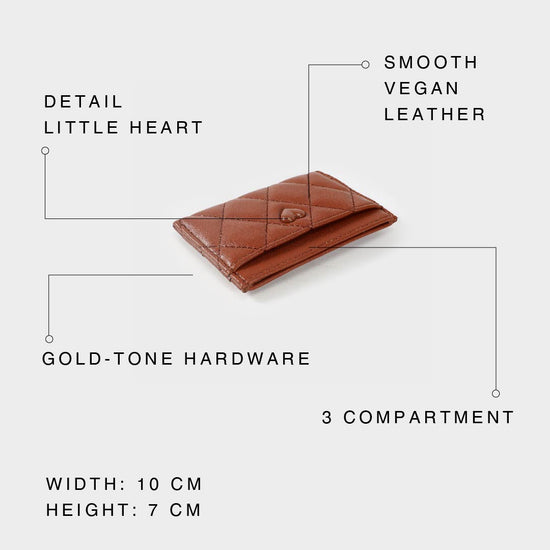 Portacarte LADY WALLET - CUOIO