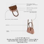 Mini bag a mano VIVIENNE - ROSA