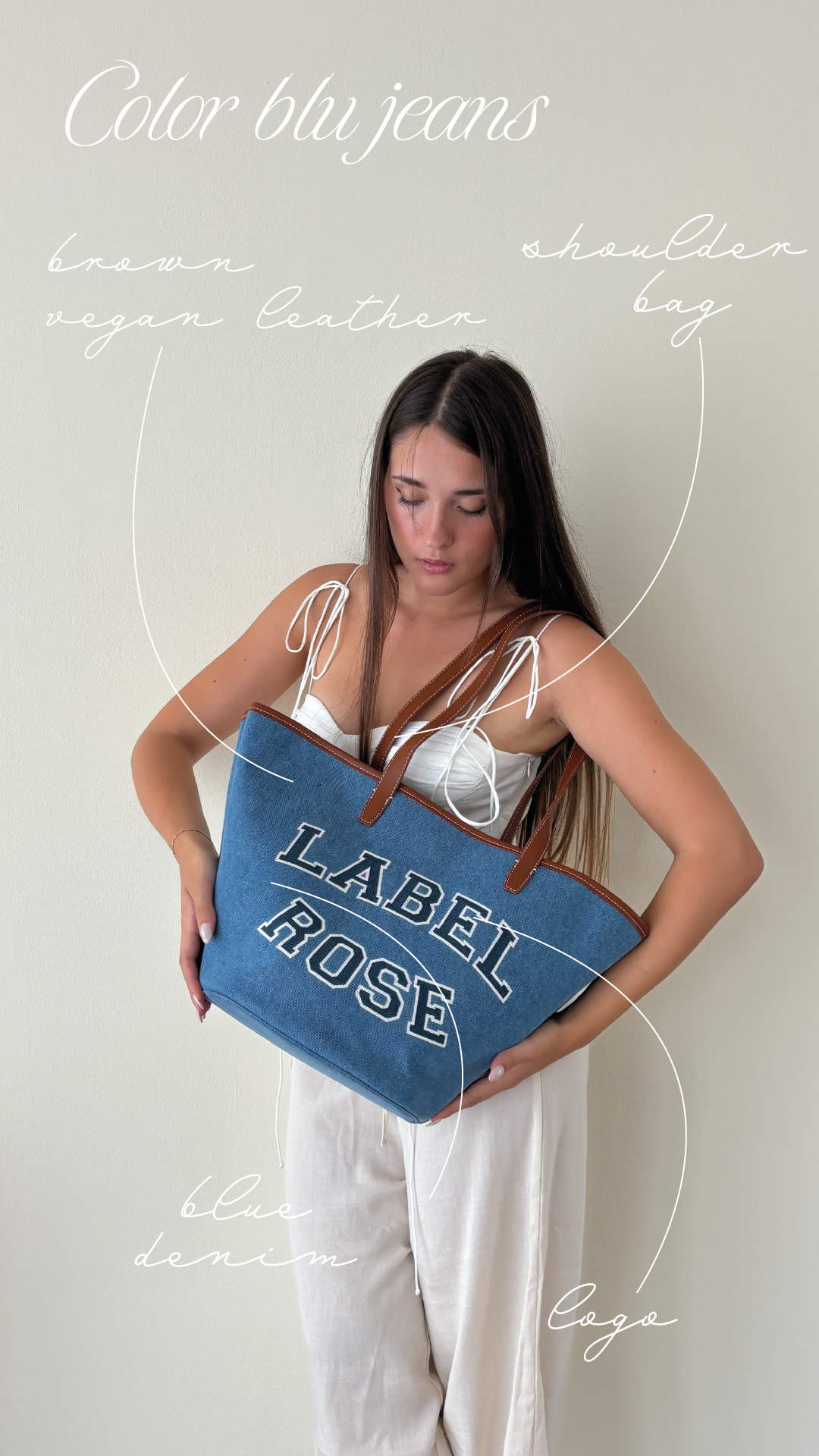 NANCY Shoulder Bag - BLUE JEANS