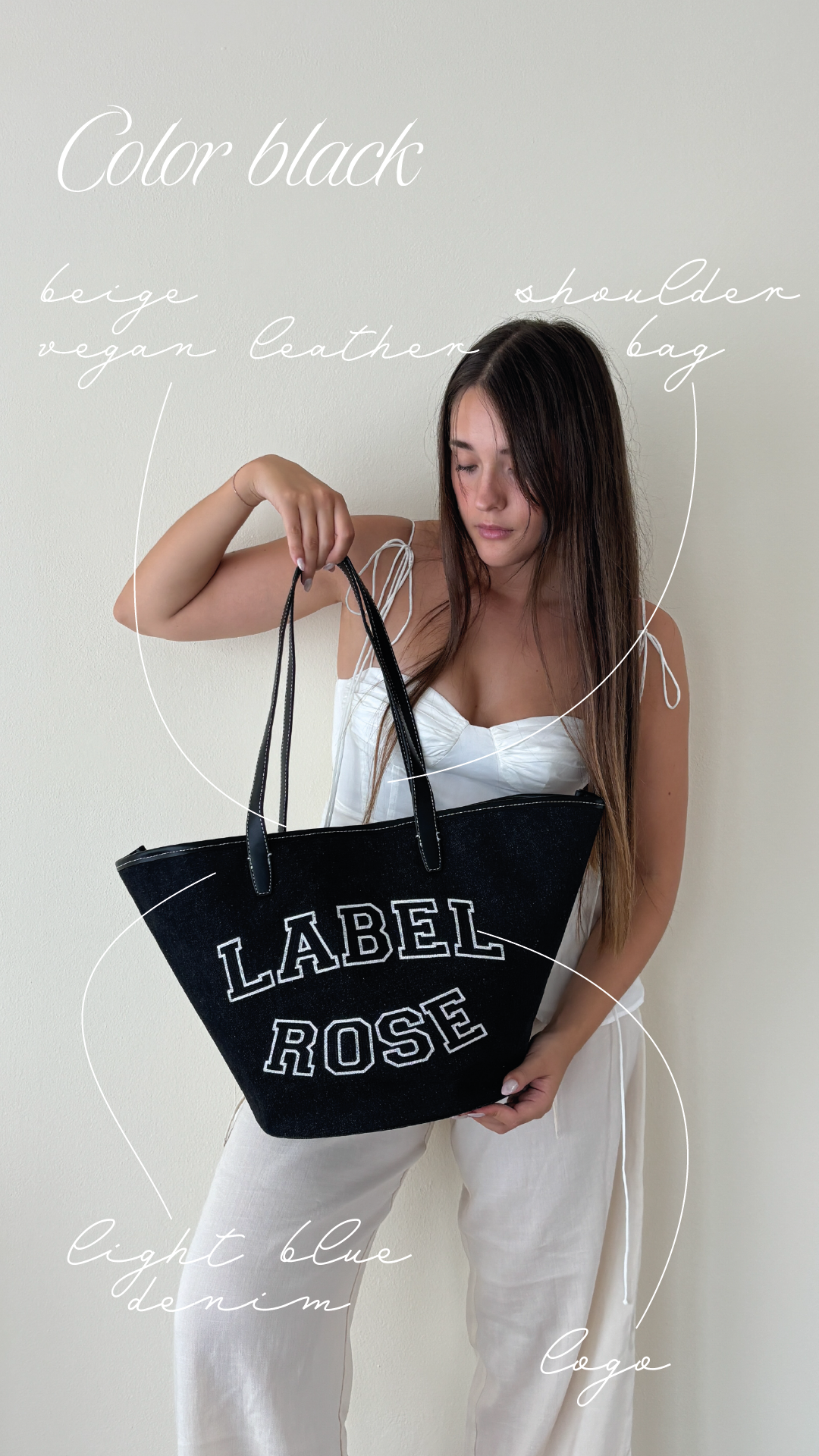 Borsa a spalla NANCY - NERO