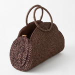Borsa in paglia DUNE - BROWN