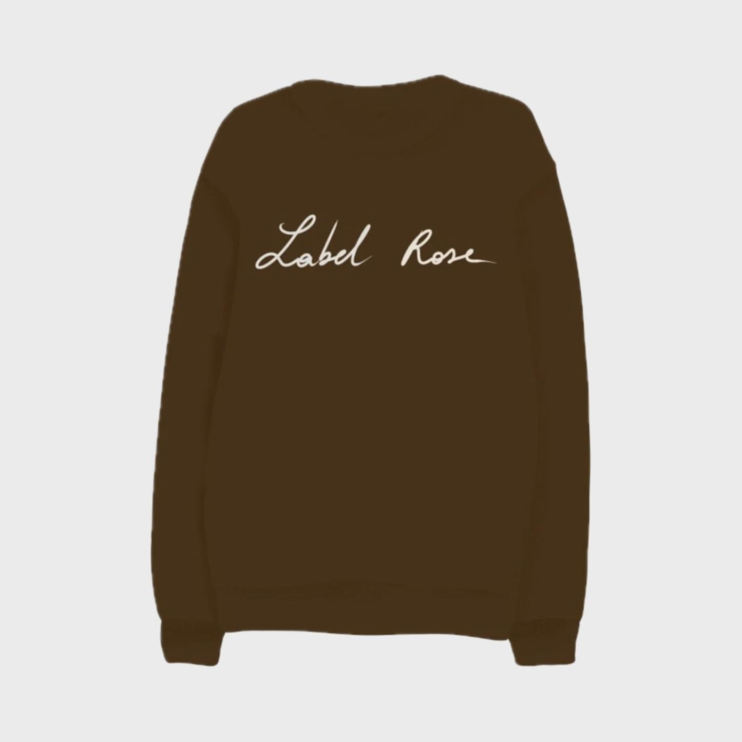 Felpa LABEL ROSE - MARRONE