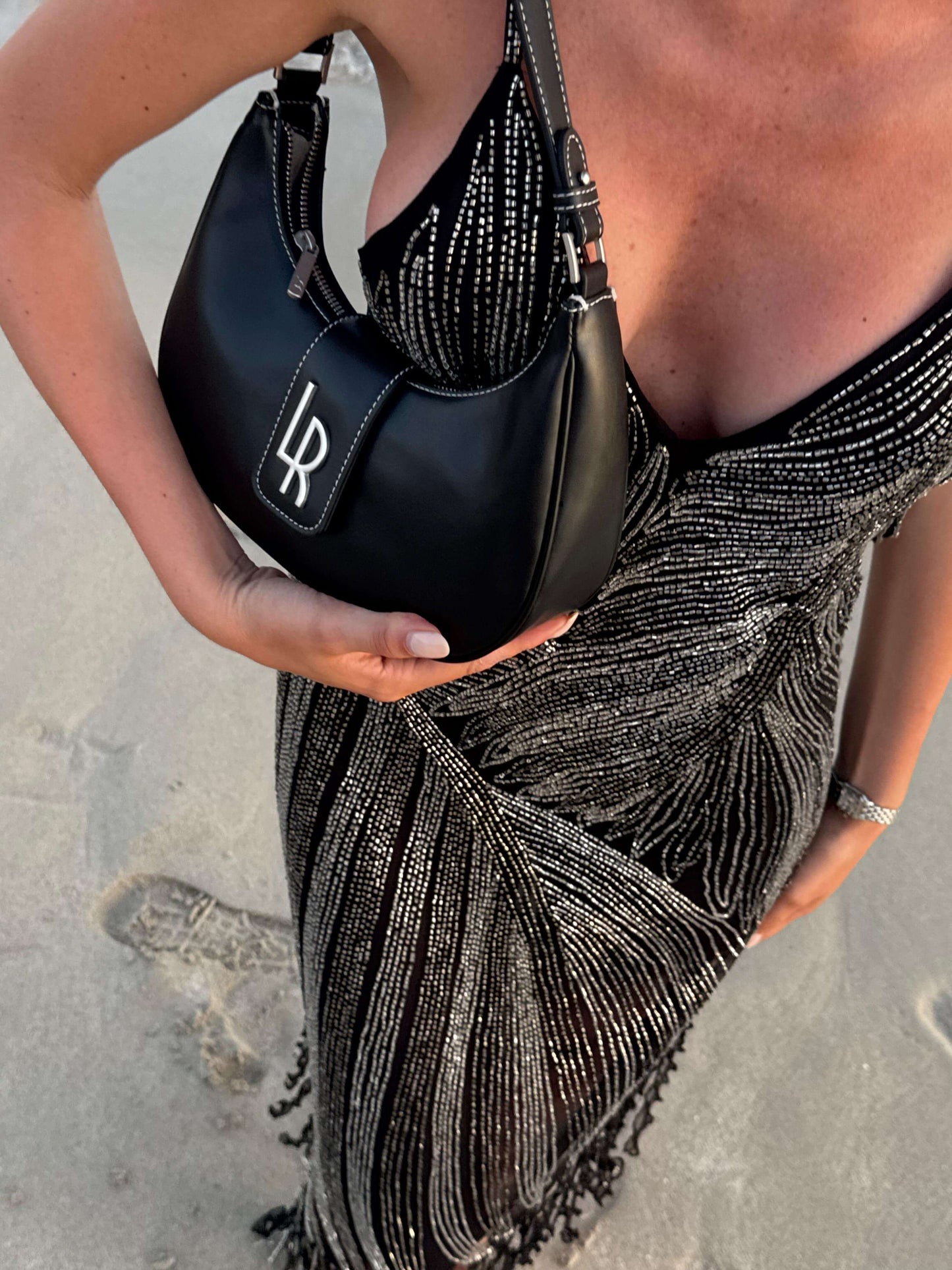 Borsa a spalla BEA - BLACK