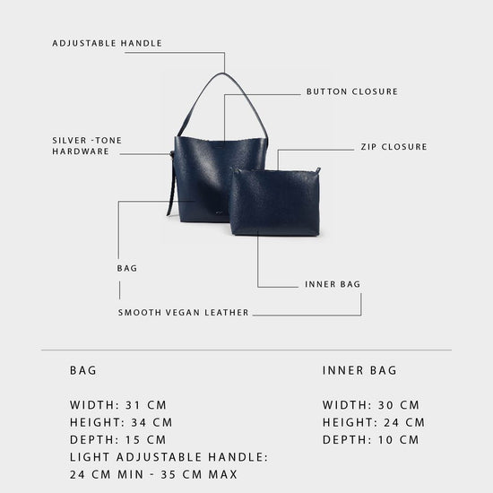 Shopper bag GEA - BLU