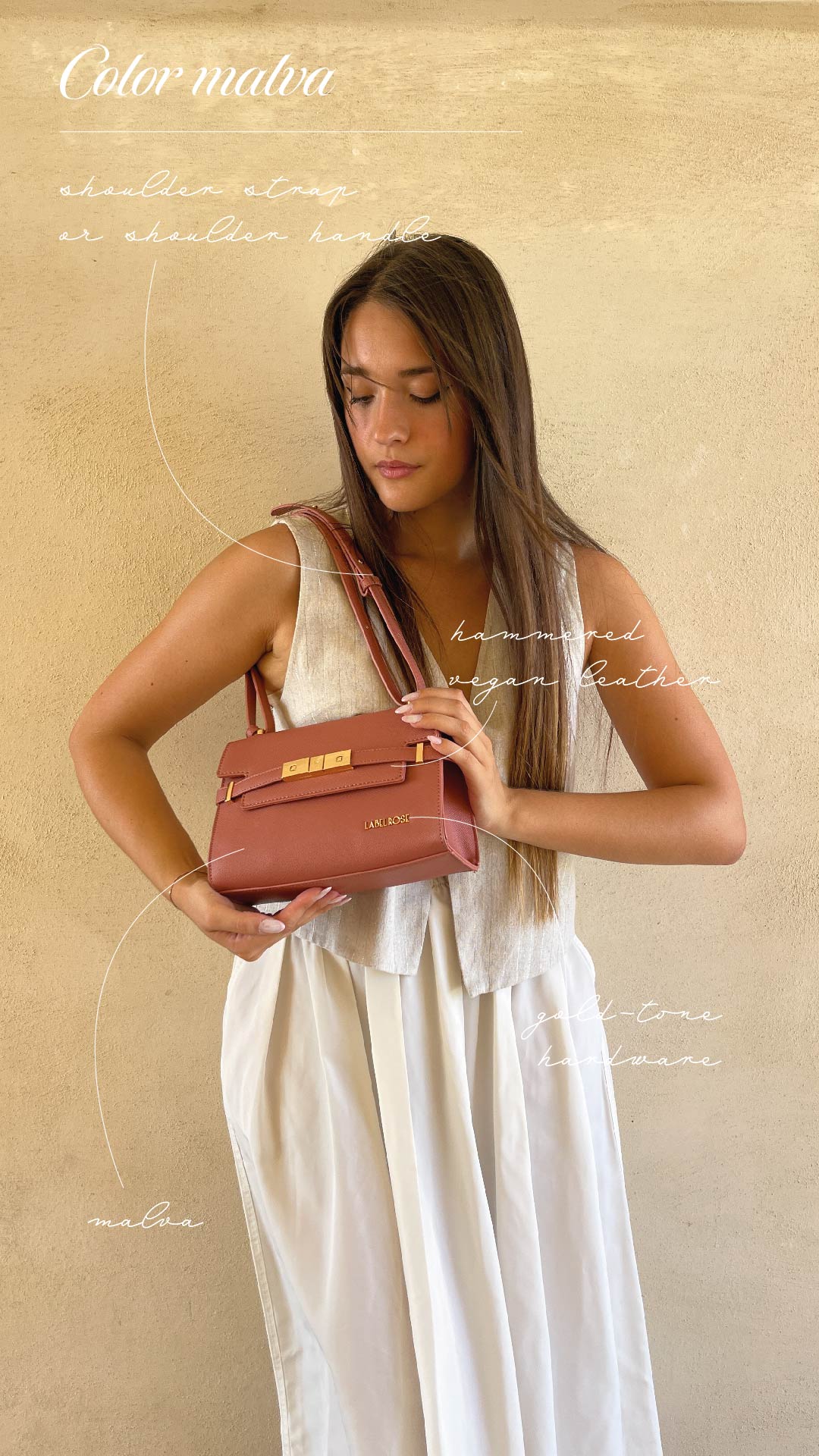 GRACE SHOULDER BAG - MALVA