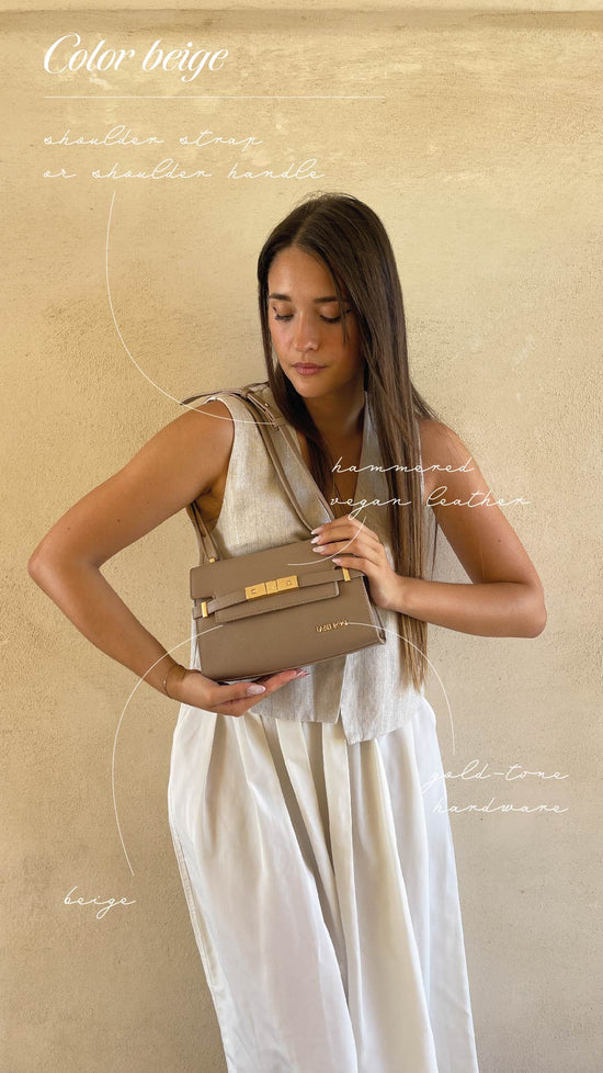 GRACE SHOULDER BAG - BEIGE