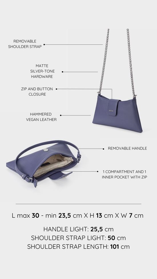 Borsa a spalla HANNAH - BLUE JEANS