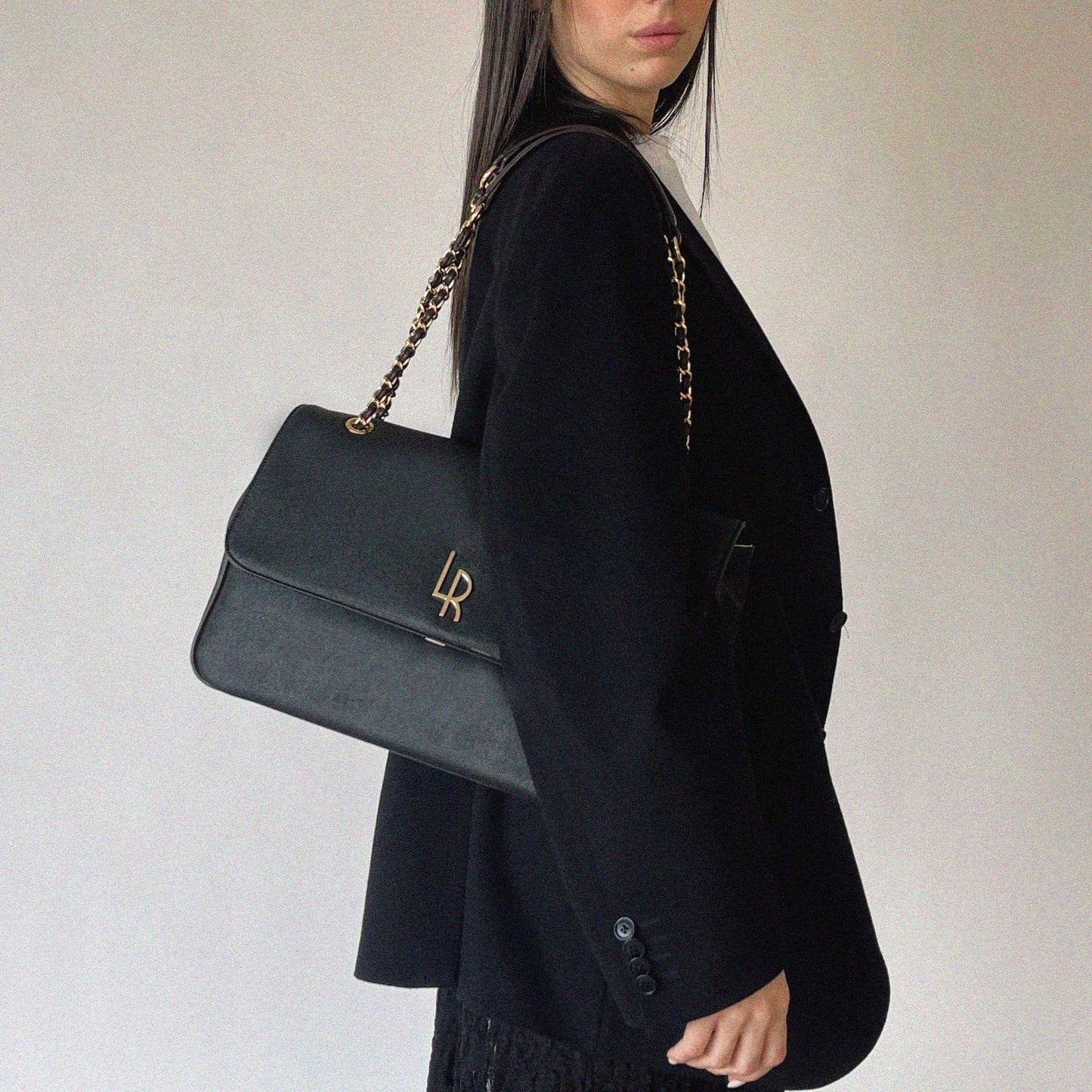 MARGARET Shoulder Bag - BLACK GOLD