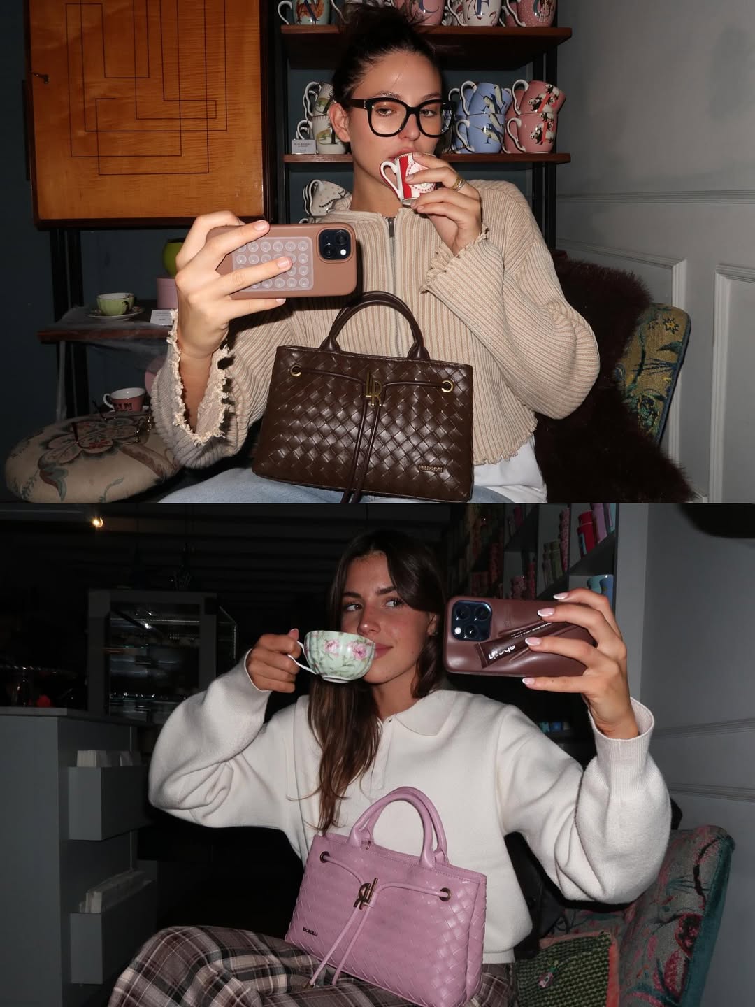 Borsa a mano MEGAN - PINK QUARZ