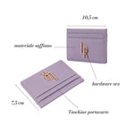 MINI BEAUTY saffiano WALLET - LAVANDA