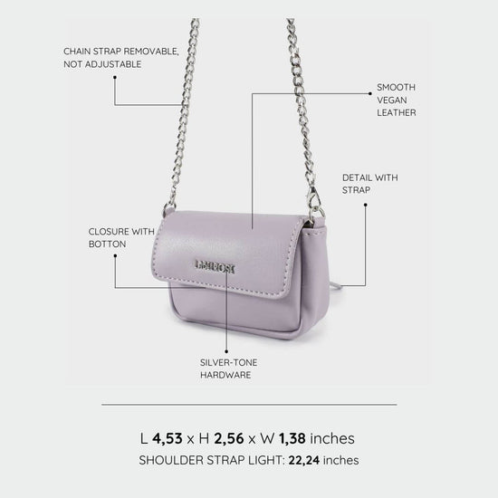 Mini bolso MINI MARGARET - LAVANDA