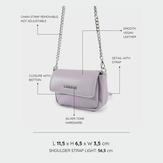 MINI MARGARET mini bag - LAVENDER