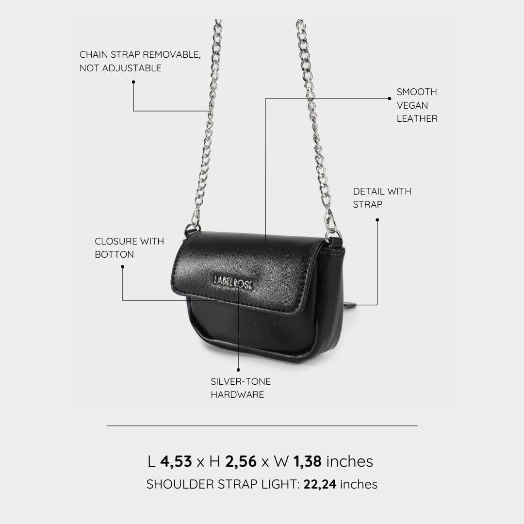 Mini bag MINI MARGARET - BLACK