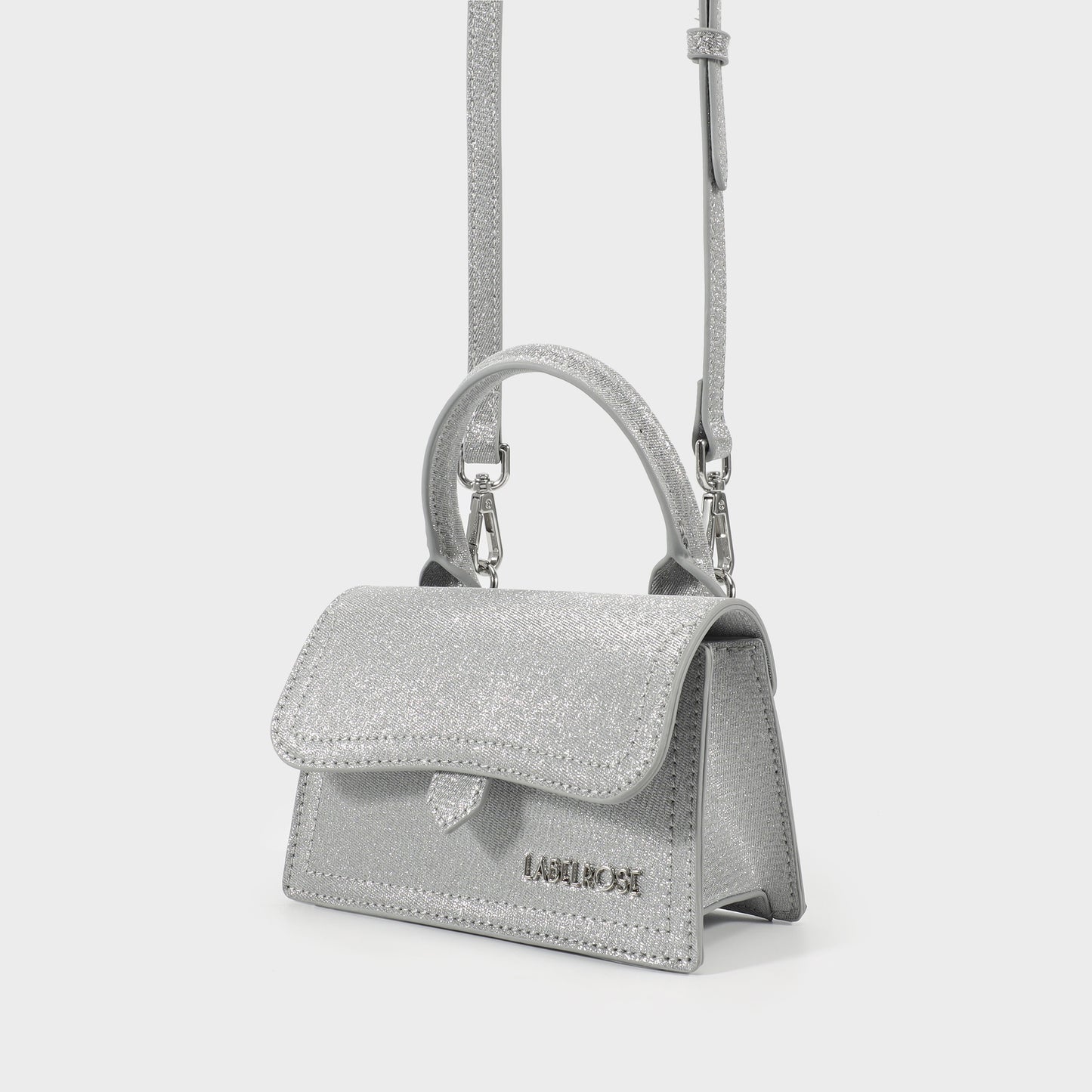 Bolso mini PAIGE MINI LE - PLATEADO
