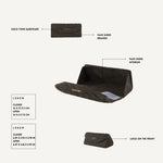 MEGAN FAUX SUEDE MATCHING SET - MUSK