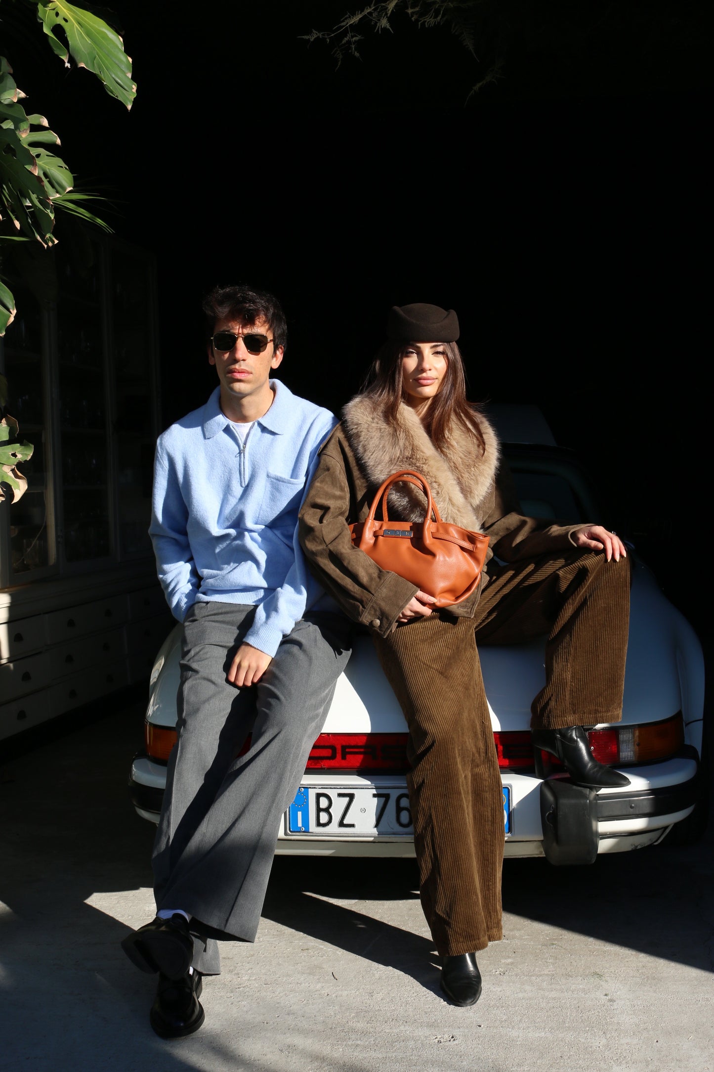 Borsa a mano NEW BRIELLE SMALL - CARAMEL BROWN