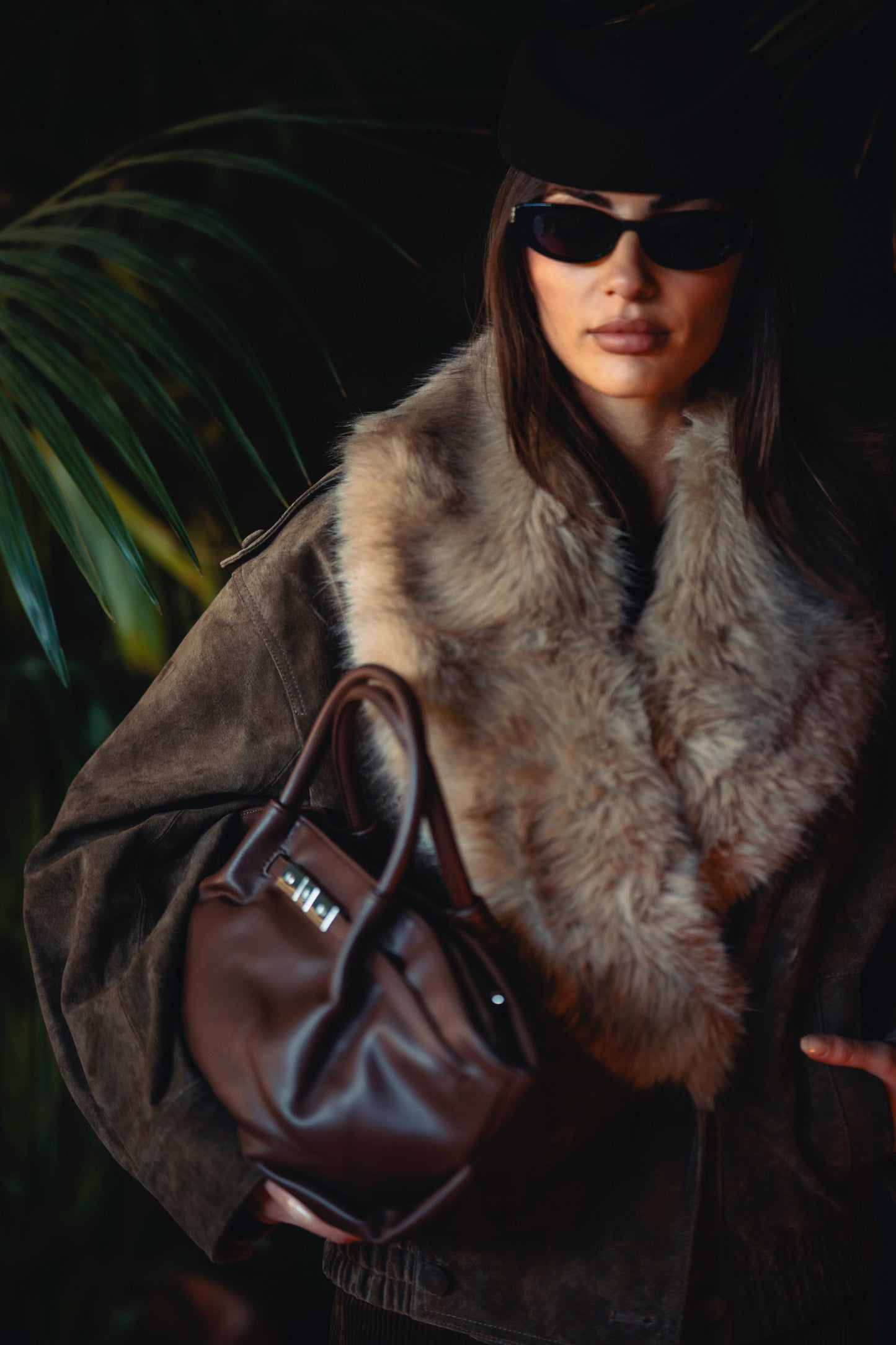 Borsa a mano NEW BRIELLE SMALL - ESPRESSO