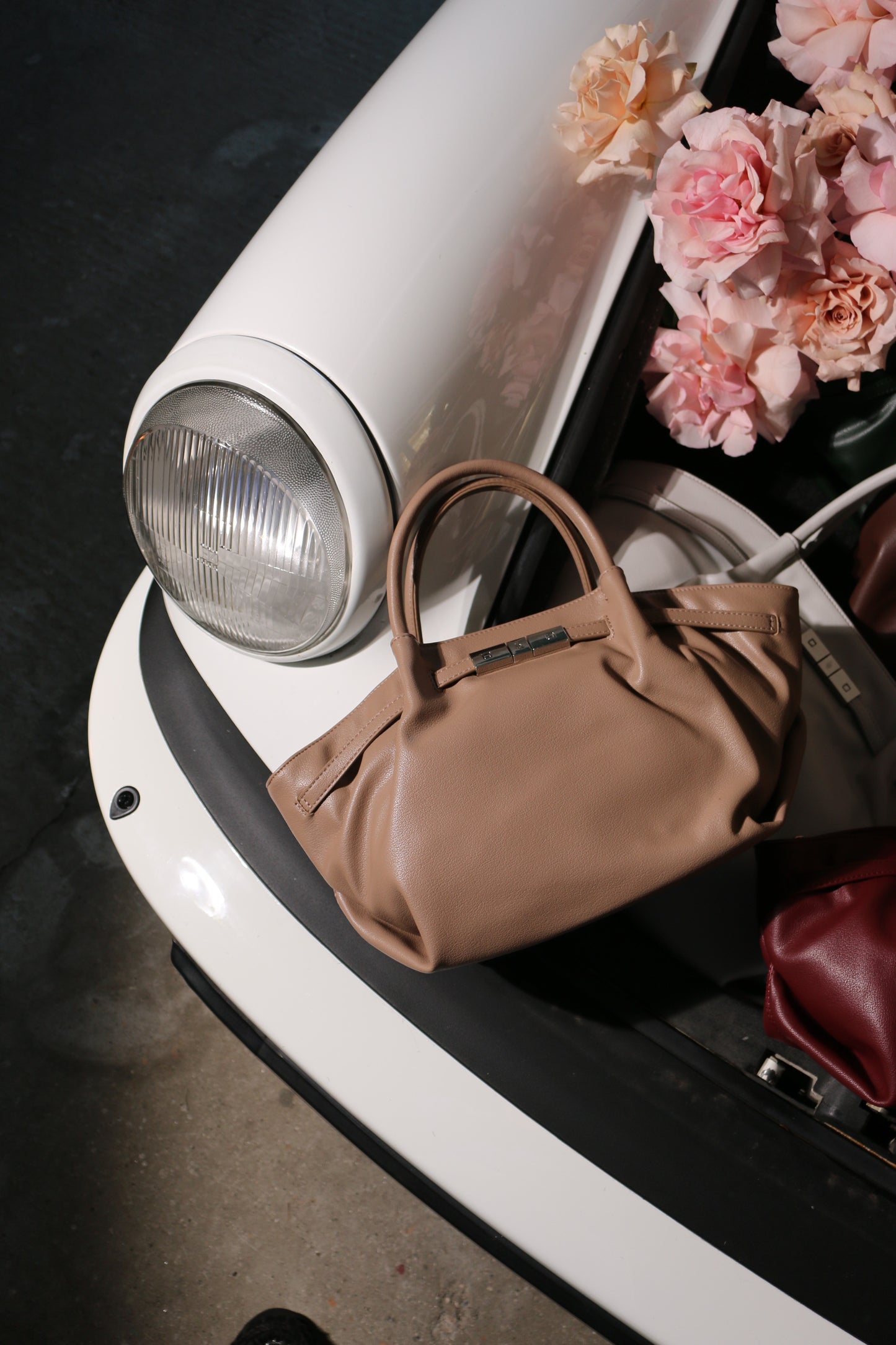 Borsa a mano NEW BRIELLE SMALL - TAUPE