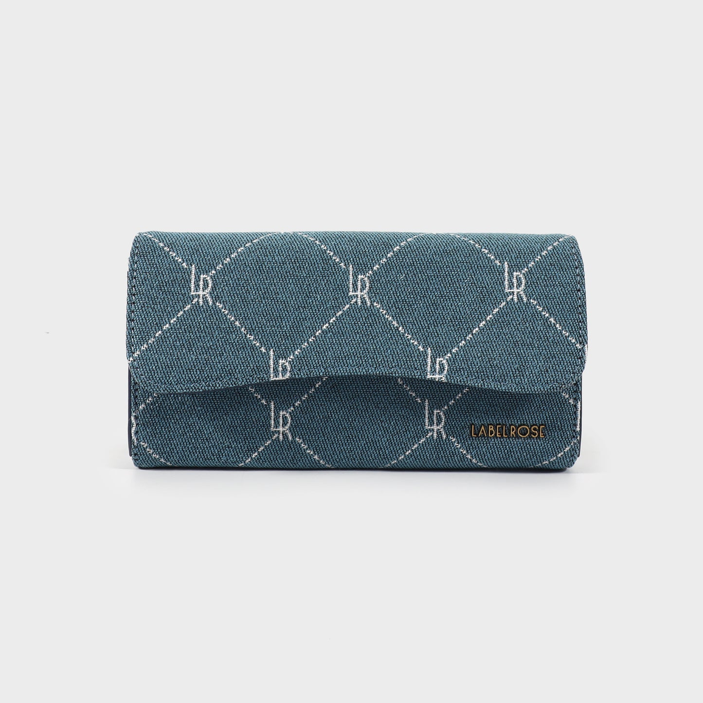 Portafoglio NEW MONOGRAM WALLET MAXI - BLUE JEANS