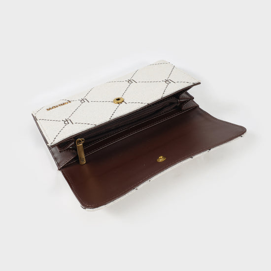 Portafoglio NEW MONOGRAM WALLET MAXI - MARRONE