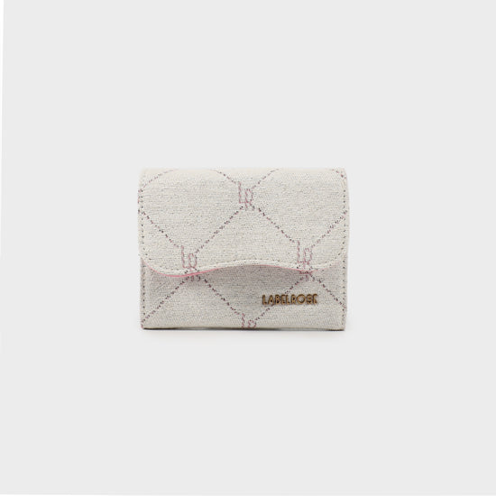 Portafoglio NEW MONOGRAM WALLET SMALL - PANNA