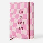 Notebook back to reality - BUSY GIRL RED