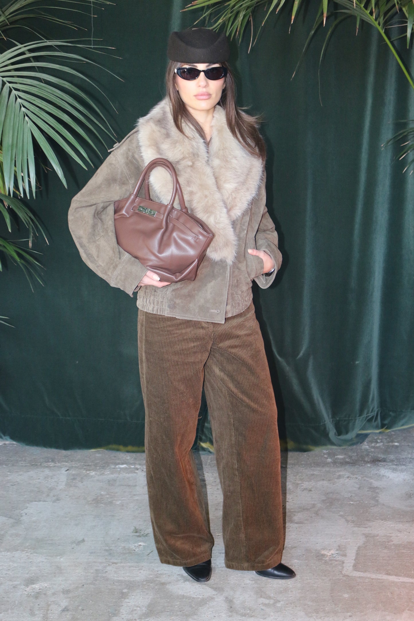 Borsa a mano NEW BRIELLE SMALL - TAUPE