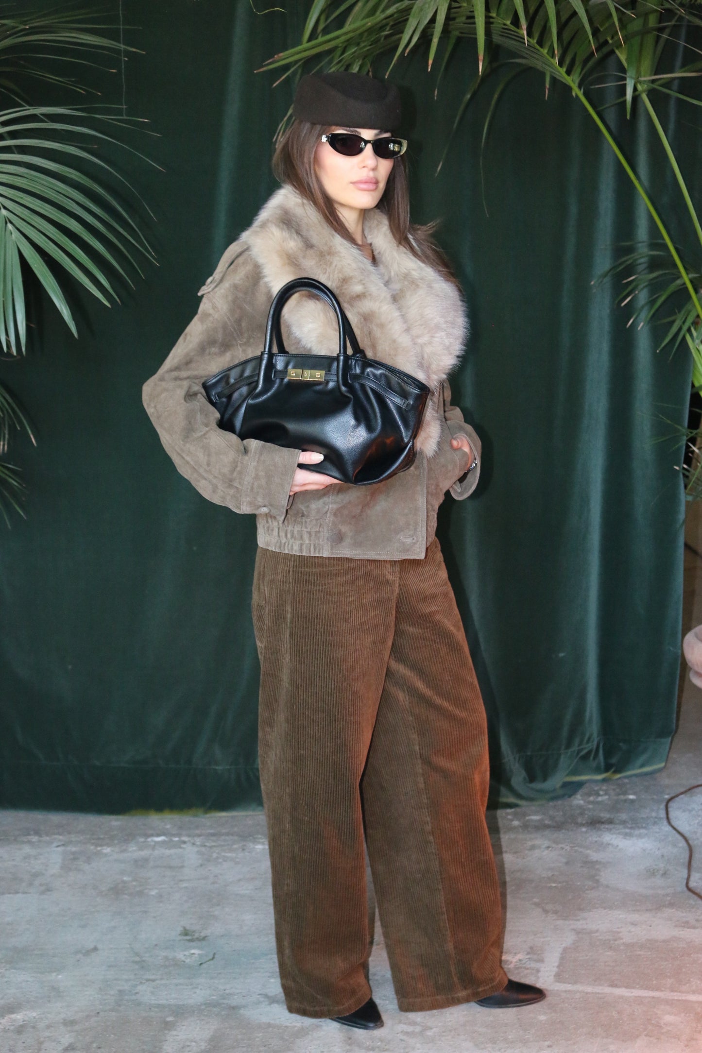 Borsa a mano NEW BRIELLE SMALL - BLACK GOLD