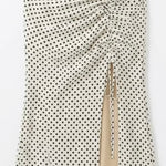 KATE Midi Skirt - BLACK POLKA DOT