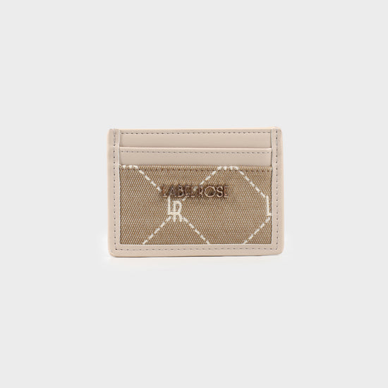 NEW MONOGRAM CARD WALLET - WHITE