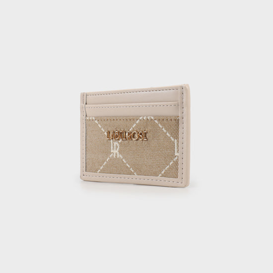 NEW MONOGRAM CARD WALLET - WHITE