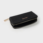 NEW MONOGRAM BIG WALLET - BLACK