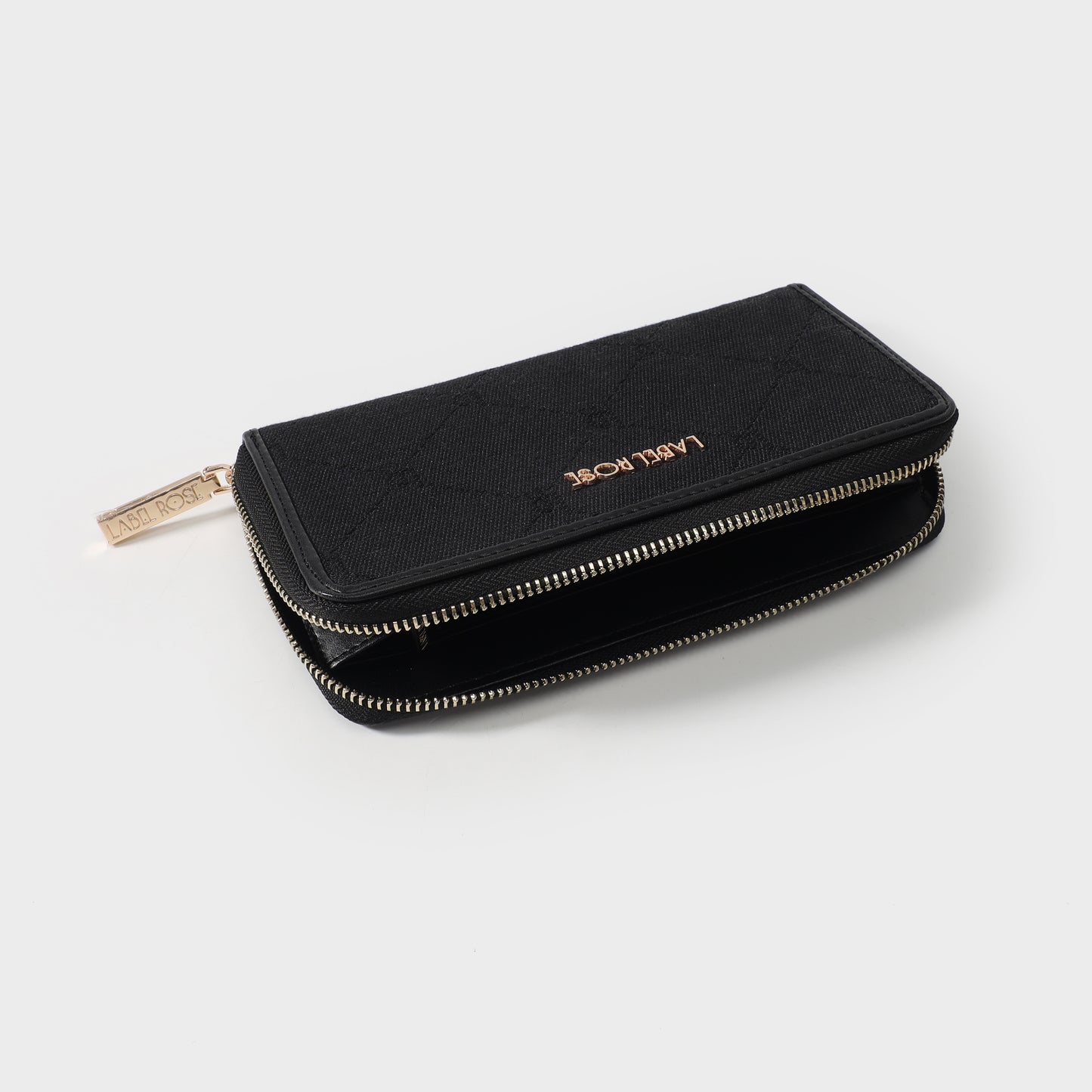 NEW MONOGRAM BIG WALLET - BLACK
