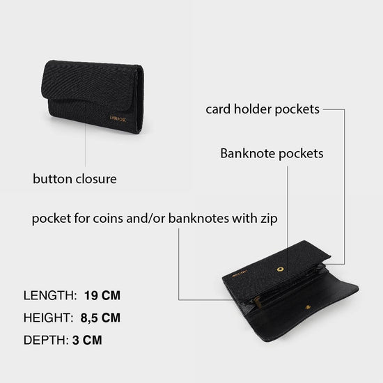 Portafoglio NEW MONOGRAM WALLET MAXI - NERO