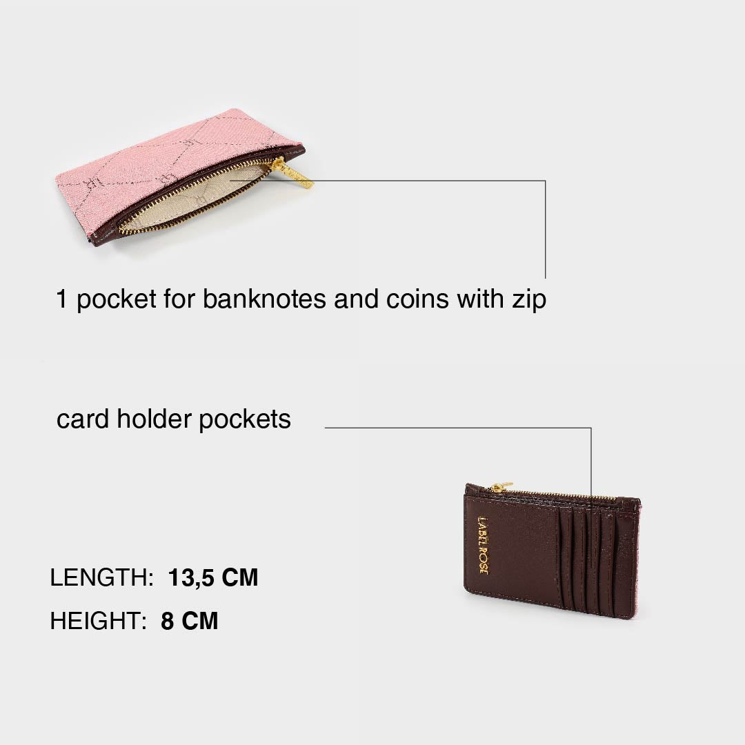 Portafoglio NEW MONOGRAM MEDIUM WALLET - ROSA