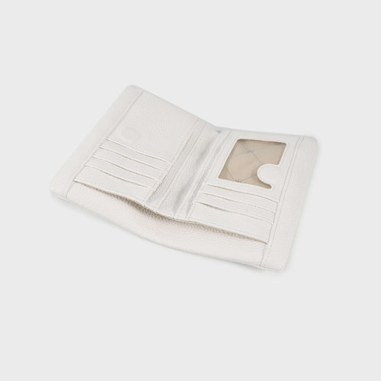 CHERYL BIG Wallet - WHITE
