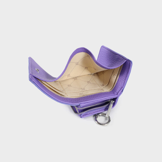 ELLEN WALLET SMALL - DEEP LILAC