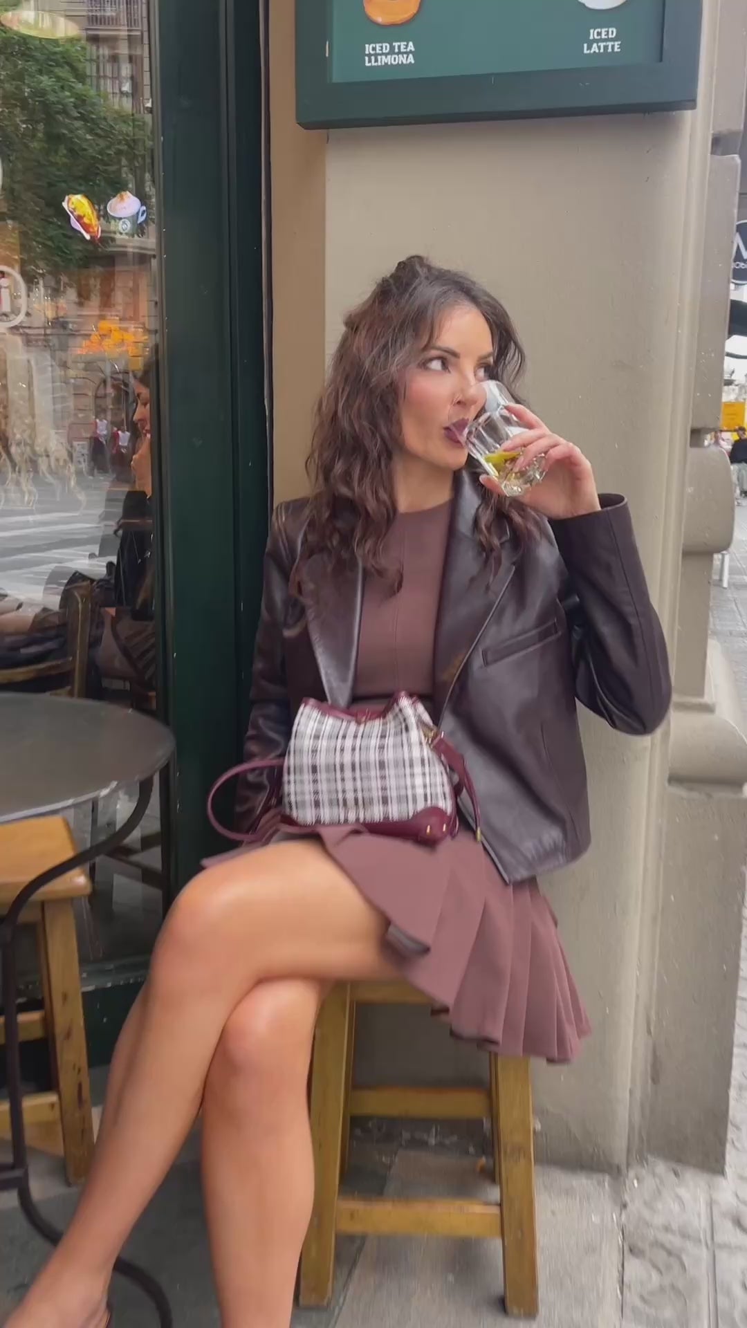 Borsa a secchiello TESSA - BEIGE