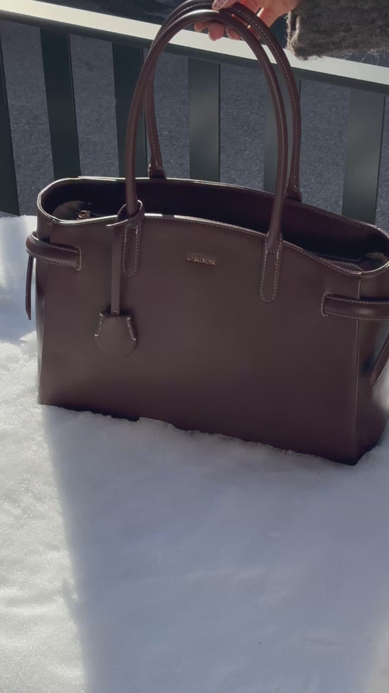 Carica e guarda video nella visualizzazione della galleria, Borsa a spalla SOLEIL- BEIGE
