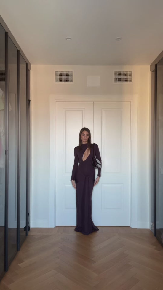 Carica e guarda video nella visualizzazione della galleria, Borsa a spalla FLORA - BURGUNDY
