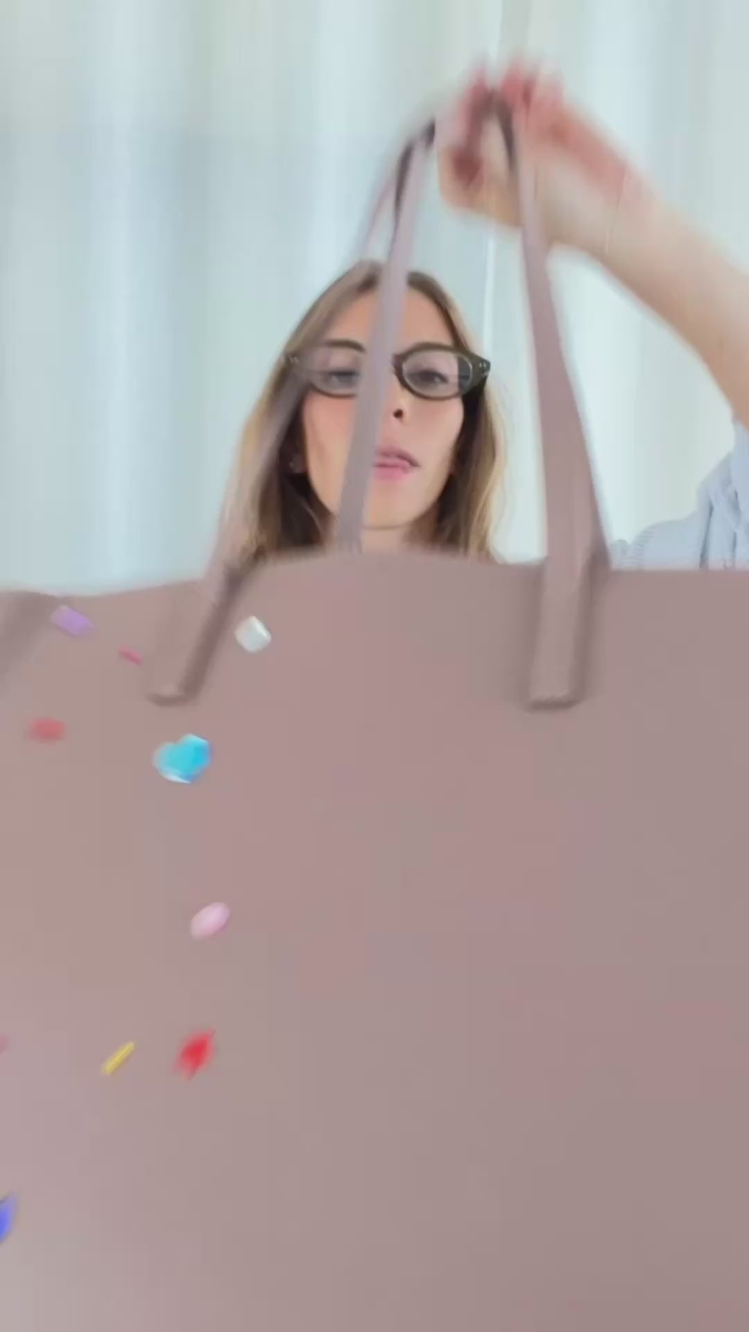 Carica e riproduci il video nel visualizzatore della galleria, Borsa a spalla MELISSA BIG - MAUVE
