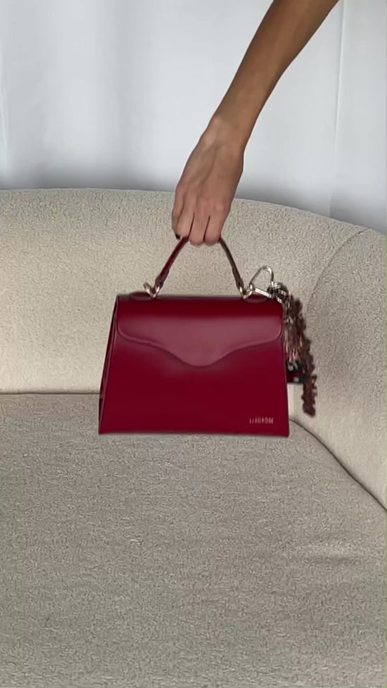 Cargar y reproducir el video en el visor de la galería, Borsa a tracolla ISABEL - RED
