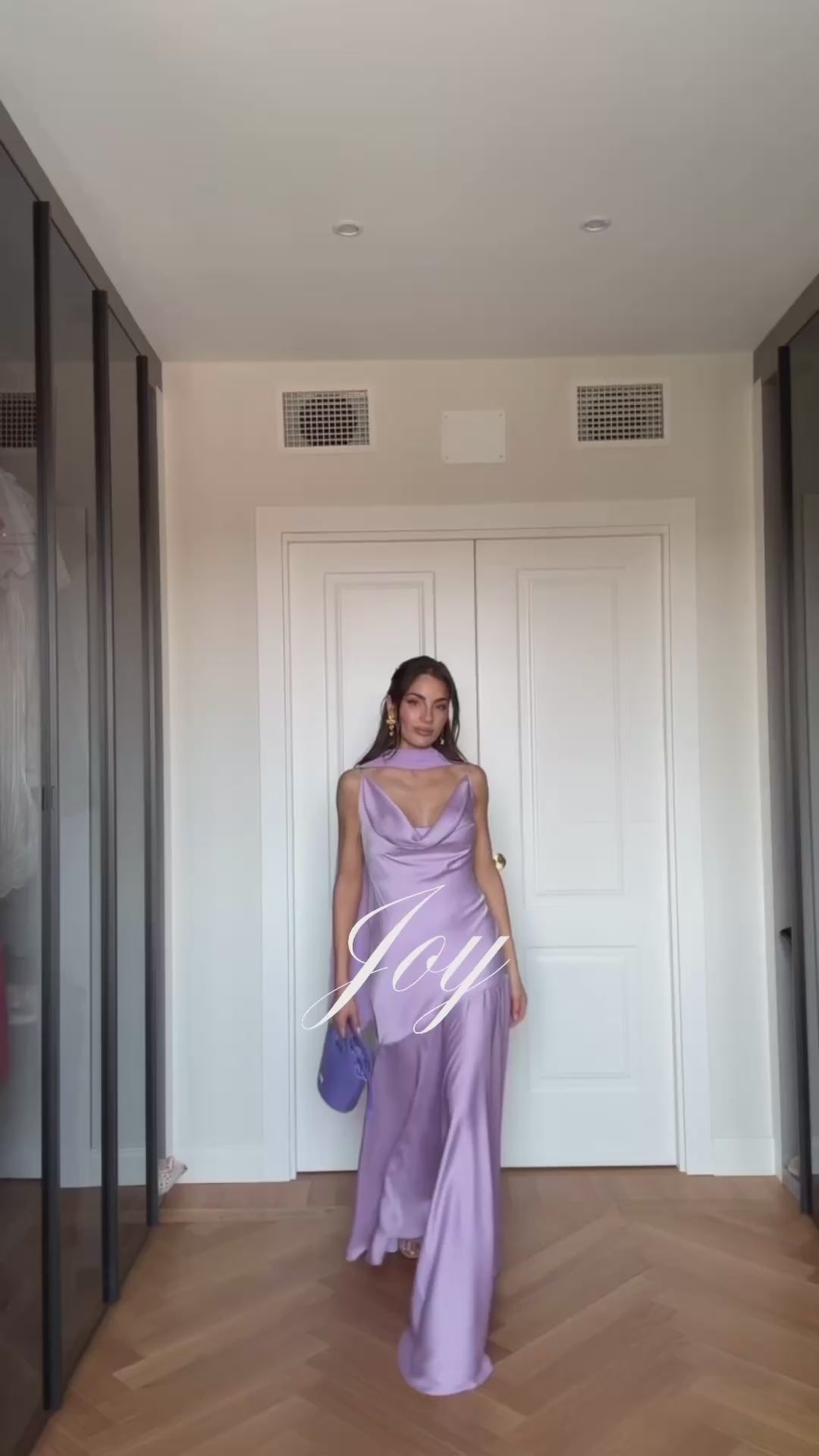 Load and play video in Gallery viewer, Handbag JOY - LILAC
