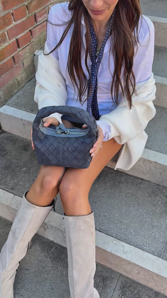 Cargar y reproducir el video en el visor de la galería, Borsa a mano WEAVE - CAMEL
