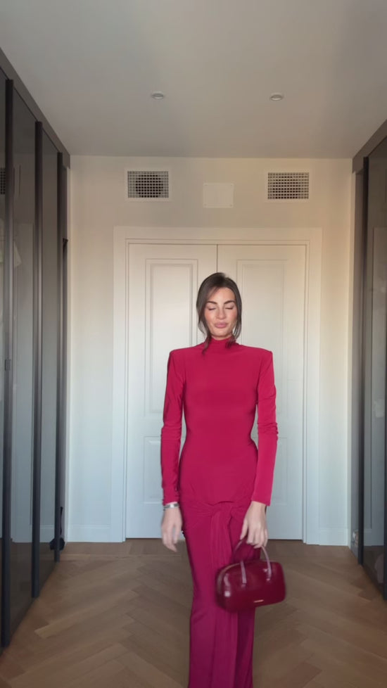 Carica e guarda video nella visualizzazione della galleria, Borsa a mano IRIS - CHERRY
