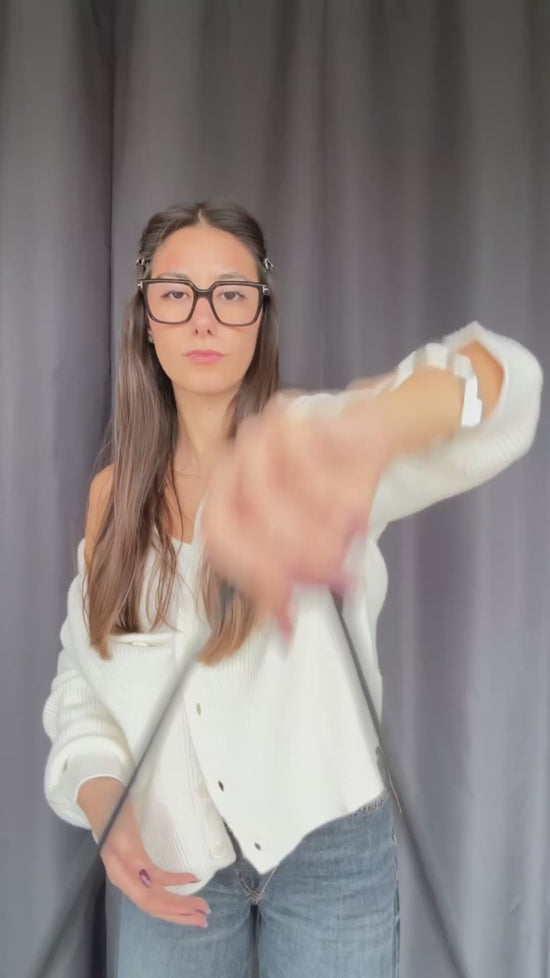 Carica e guarda video nella visualizzazione della galleria, Borsa a spalla MINNIE - BLACK SILVER
