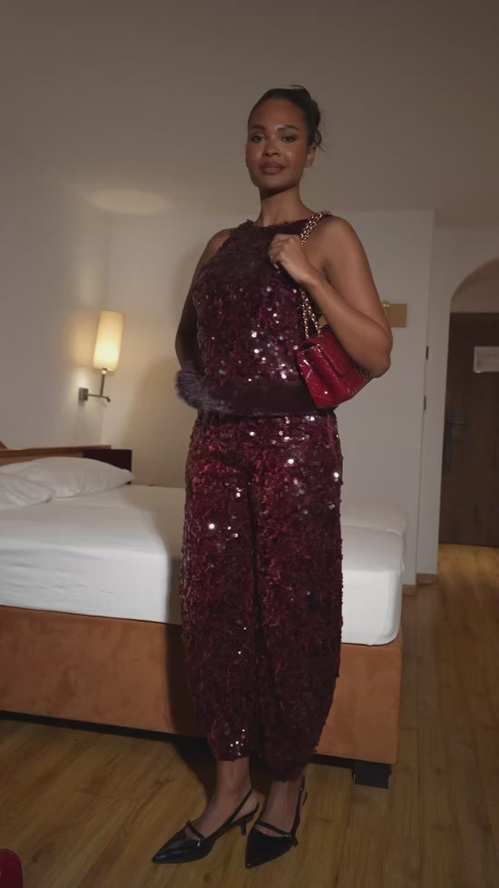 Carica e guarda video nella visualizzazione della galleria, Borsa a spalla KATE BIG - CHERRY
