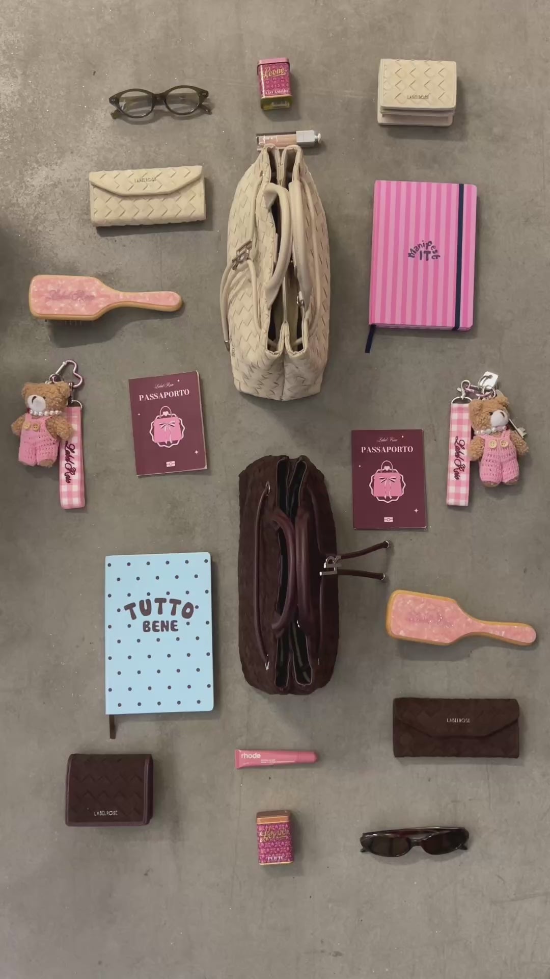Carica e riproduci il video nel visualizzatore della galleria, Borsa a mano MEGAN SIMILSUEDE - MUSK
