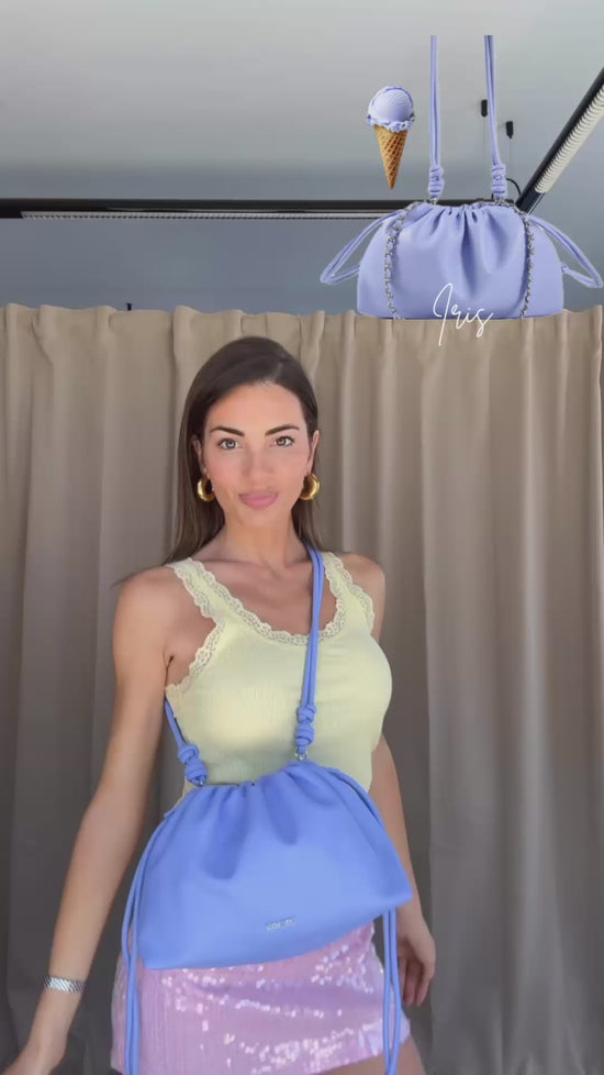 Carica e guarda video nella visualizzazione della galleria, Borsa a tracolla JUDY - IRIS
