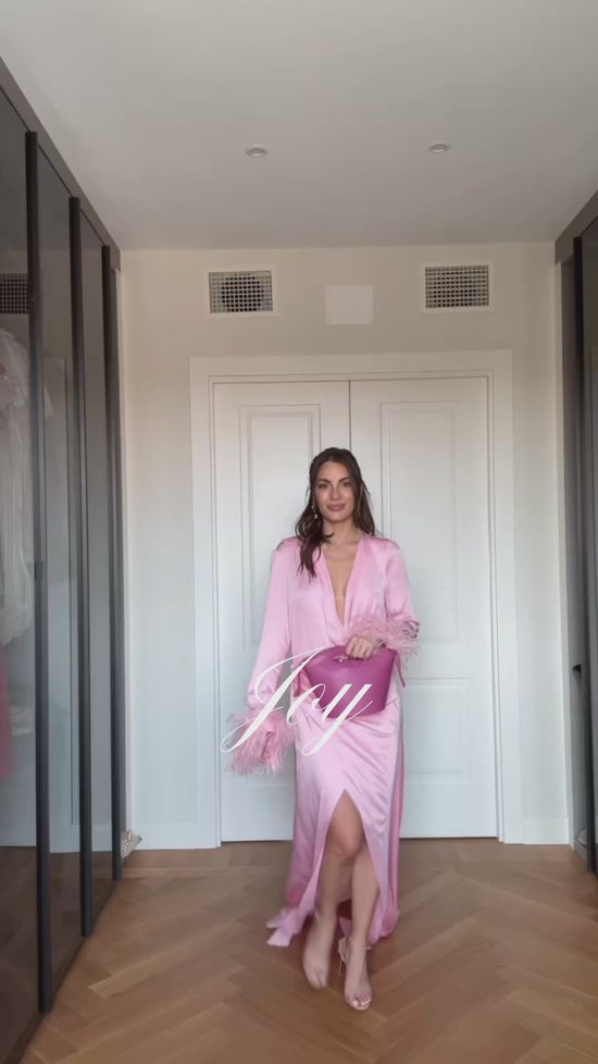 Load and play video in Gallery viewer, Handbag JOY - TAFFY PINK
